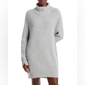 Abercrombie & Fitch Heather Gray Knit Mini Dress